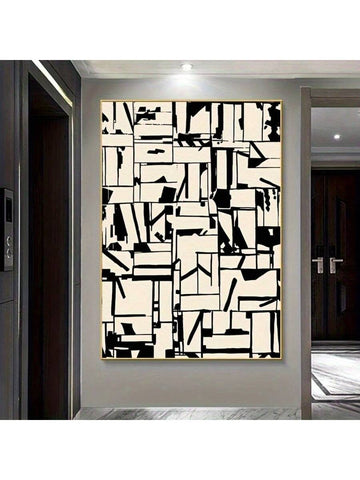 Elevate your living space with this frameless modern canvas print featuring textured abstract geometric designs. Its clean lines and sophisticated patterns add a contemporary touch, making it an ideal choice for stylish home decor. The textured surface enhances visual depth, creating a dynamic focal point that complements a variety of interior styles. Durable and easy to hang, this canvas print offers a refined way to express modern artistry in your home.