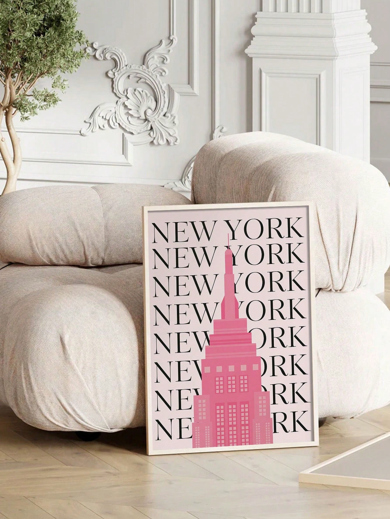 Elevate your space with this sophisticated frameless New York Fashion canvas art poster in elegant pink. Designed for versatility, this modern piece adds a touch of metropolitan chic to living rooms, bedrooms, or dorm spaces. The high-quality canvas construction ensures durability while the contemporary aesthetic complements various interior design styles. Perfect for fashion enthusiasts and New York admirers seeking refined wall decor.