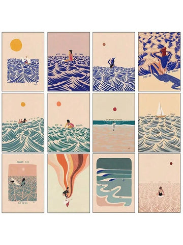 Elevate your living space with this Frameless Nordic Minimalistic Surfing and Sea Wave Canvas Art Print. Its clean lines and subtle color palette capture the serene energy of the sea, making it an ideal piece for modern, stylish home decor. Designed without a frame, this canvas offers a sleek, contemporary look that complements minimalist interiors while evoking a sense of calm and adventure. Perfect for those who appreciate refined aesthetics and coastal inspiration.