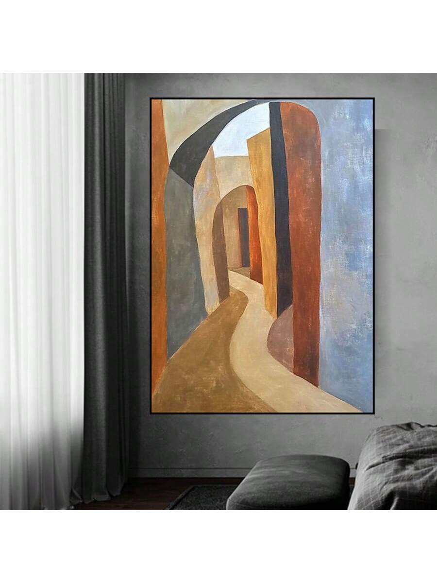 Elevate your professional spaces with this Frameless Retro Architecture Canvas Art. Featuring an abstract mural design, it adds a sophisticated, modern touch ideal for conference rooms, lobbies, and galleries. Its frameless style ensures a sleek, seamless look that complements contemporary interiors while inspiring creativity and conversation. Durable and visually striking, this piece enhances ambiance without overwhelming the environment.