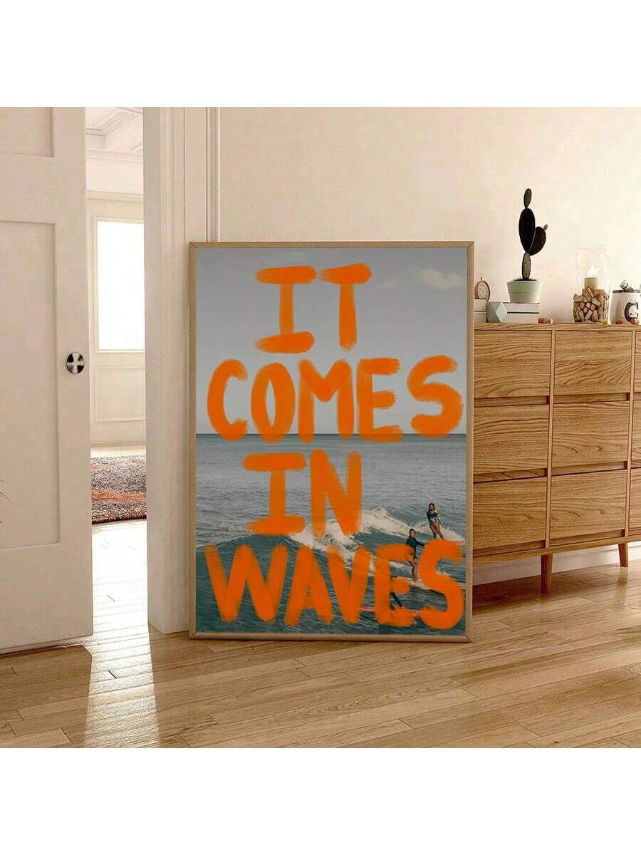 Capture the dynamic energy of the ocean with the Frameless Surf's Up Wave Rider Wall Art. This coastal-themed canvas print delivers vibrant beach vibes, making it a perfect statement piece to elevate dorm rooms or any space in need of a laid-back surf-inspired atmosphere. Its frameless design ensures a modern, seamless look that highlights every wave’s detail and movement. Ideal for those who appreciate the thrill of the surf and want to bring the calming essence of the seaside indoors.