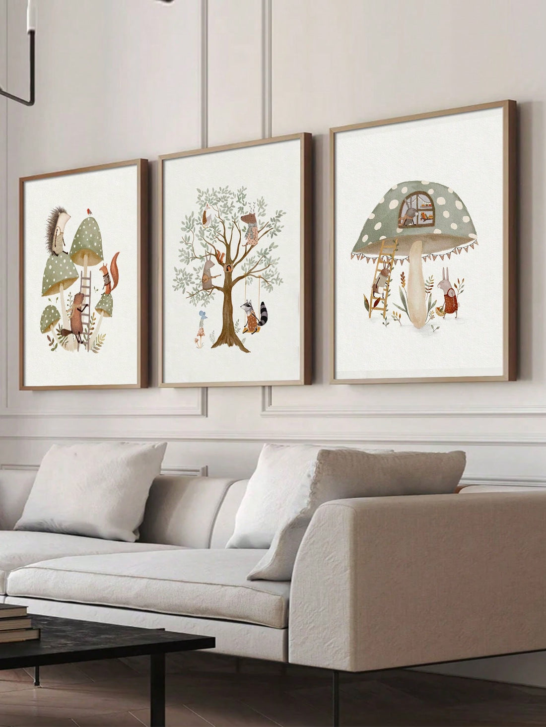 Elevate your living space with the Frameless Tulip &amp; Violets Canvas Set, featuring refined floral artwork paired with the silhouette of an elegant woman in a coat. This set enhances room aesthetics by blending delicate tulip and violet motifs with sophisticated design, creating a serene yet stylish atmosphere. Its frameless design offers a modern, clean look that seamlessly integrates into various decor styles, making it an ideal choice for those seeking subtle elegance and artistic expression in their 