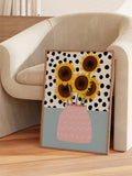 Enhance the aesthetic of your living spaces with our Frameless Vintage Sunflower Canvas Art Print. Designed with a modern floral motif, this wall decor adds a touch of elegance to any room. Made from high-quality materials, it brings a vintage feel to your home.