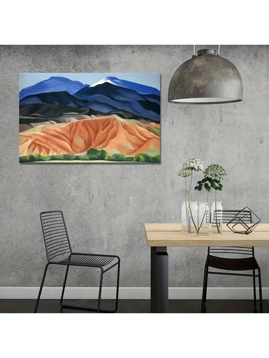 Elevate your space with the botanical beauty of Georgia O'Keeffe's Black Mountain Landscape canvas art. Featuring a striking landscape painted in her signature style, this piece adds a touch of sophistication to any room. Experience the transformative power of art with this stunning addition to your decor.