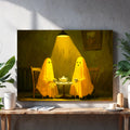 Elevate your living space with the Ghost Tea Party Halloween Art Canvas, a dark gothic print designed to add a mysterious and elegant touch to your home. Perfect as a living room centerpiece, sofa backdrop, or bedside decoration, this canvas blends haunting imagery with artistic sophistication, creating an atmospheric ambiance that complements seasonal and year-round decor alike. Crafted for those who appreciate unique, expert-level design, it transforms any room into a captivating gothic retreat.