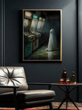 Elevate your space with the Ghost in an Abandoned Arcade Poster, a striking blend of gothic and retro aesthetics perfect for Halloween or year-round decor. This art print captures an eerie, nostalgic atmosphere, making it an ideal statement piece for both home and office environments. Crafted to evoke a haunting yet stylish vibe, it complements a variety of interior styles while adding a unique, artistic touch to your walls.