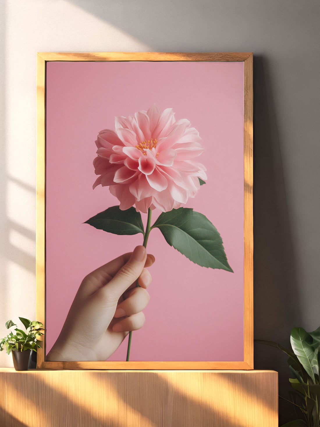 Enhance any room with this beautiful and vibrant Gift Pink Flower Canvas Poster. Made with high-quality materials, this poster adds a touch of elegance and color to any space. The perfect gift for a loved one, it's sure to brighten up their day and add a stylish element to their home decor.