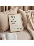 Elevate your home decor with our Girly Christian Wall Art. This canvas print features a beautiful pink design and inspiring Bible verse, perfect for adding a touch of faith to your bedroom or living room. Makes a thoughtful gift for anyone in your life seeking aesthetic and spiritual inspiration.