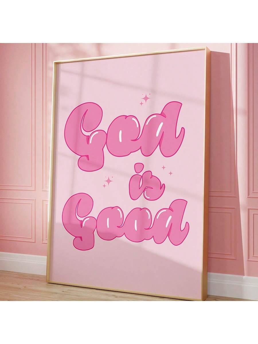 Enhance your home decor with our Retro Christian Quote Canvas Wall Art featuring the inspiring phrase "God Is Good All The Time." This high-quality art piece serves as a constant reminder of faith and positivity. Made with durable materials, it will add a touch of style and inspiration to any room.
