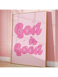 Enhance your home decor with our Retro Christian Quote Canvas Wall Art featuring the inspiring phrase 