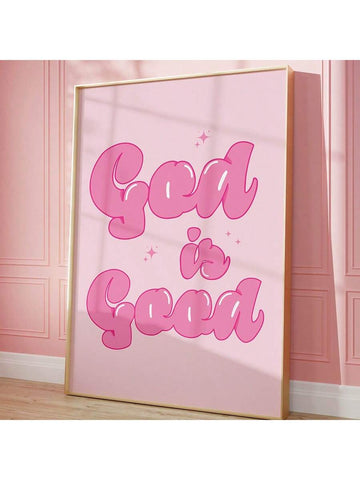 Enhance your home decor with our Retro Christian Quote Canvas Wall Art featuring the inspiring phrase "God Is Good All The Time." This high-quality art piece serves as a constant reminder of faith and positivity. Made with durable materials, it will add a touch of style and inspiration to any room.