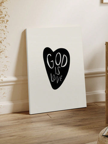 Elevate the atmosphere of any living room or bedroom with our God's Love Heart-Shaped Canvas Poster. This inspirational wall art is a beautiful reminder of the power of love, perfect for those seeking encouragement and inspiration. Crafted with top-quality materials, this poster is designed to last and bring joy for years to come.