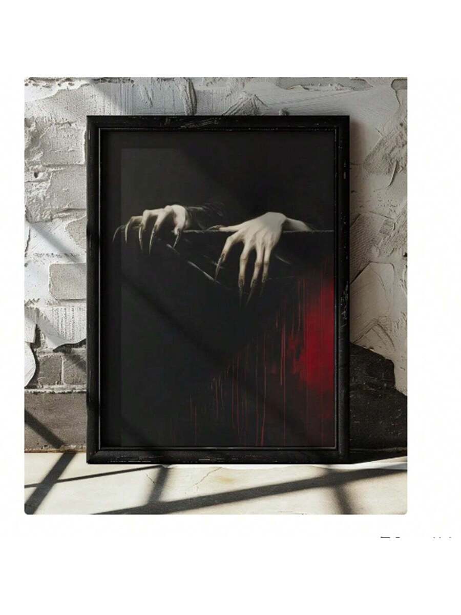 Accentuate your dark home decor with our Gothic Dracula Clawed Hands Wall Art. This moody occult poster features a clawed hand reaching out from a gothic background, making it the perfect addition to any dark and eerie space. Channel your inner vampire with this unique and chilling piece of art.