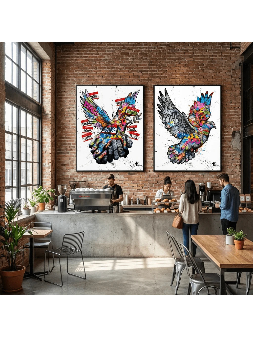 Transform your space with bold urban energy. This graffiti-inspired handshake canvas print brings street art authenticity to any room—dorm, bedroom, or living area. Vibrant multicolor design on premium canvas captures the raw emotion of modern street culture. Ready to hang, unframed for flexible styling. Perfect for art lovers seeking edgy, contemporary wall decor that makes a statement.