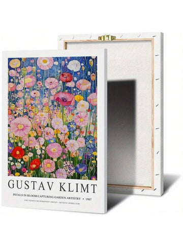 Bring timeless elegance into your space with this Gustav Klimt Poppies canvas print. Featuring the iconic floral composition in rich, multicolor tones, this framed artwork captures the essence of Art Nouveau sophistication. Crafted on premium canvas with a protective waterproof finish, it's built to maintain its beauty for years. The ready-to-hang frame makes installation effortless, while the sophisticated design complements modern and eclectic interiors alike. Perfect for living rooms, bedrooms, or galler