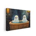 Add a touch of spooky fun to your home decor with our Halloween Ghost Hot Tub Canvas Wall Art. Perfect for the living room, sofa backdrop, or bedside decoration. Crafted with high-quality canvas, this wall art will elevate your Halloween decor and create a festive atmosphere.