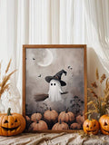 Embrace the mysterious spirit of Halloween with this captivating Canvas poster featuring a ghostly witch in a gothic-inspired artistic style. Dramatic shadows, haunting details, and a rich dark color palette create an enchanting composition that blends spooky fantasy with timeless elegance. Designed to evoke mystery and imagination, this artwork makes a striking focal point for anyone who loves gothic aesthetics and seasonal decor.
