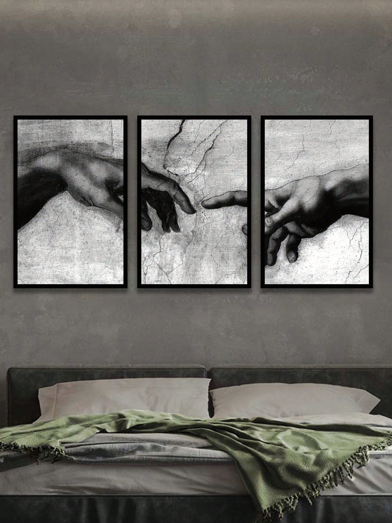 Add a touch of sophistication and spirituality to your home decor with our Hand of God Religious Culture Canvas Set. The retro design, in classic black and white, will bring a sense of vintage charm to any space. Our high-quality canvas material ensures long-lasting beauty and adds a unique touch to your walls.