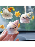Expertly crafted by hand, these mini crochet ghost dolls are the perfect addition to your Halloween decor. Made with attention to detail and cute charm, these dolls will add a festive touch to any space. Use them as decorations or as charms for your bags or keys.