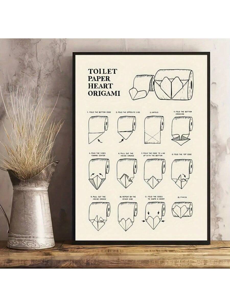 Transform your living space with this sophisticated Heart Origami Canvas Poster. The intricate origami design captures the delicate artistry of paper folding in a permanent art form, creating a focal point that adds dimension and visual interest to any room. Perfect for contemporary interiors, this unique wall art brings a subtle touch of elegance to living rooms and bedrooms while expressing appreciation for traditional Japanese craftsmanship.