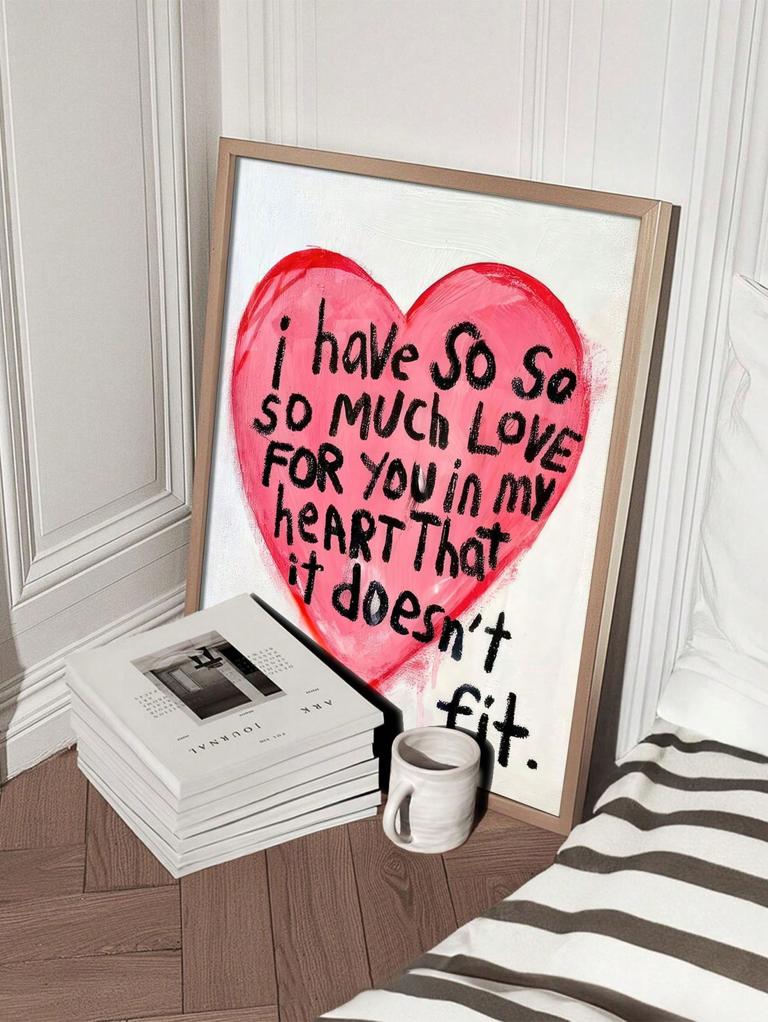 Add a touch of inspiration to your home or office decor with our Heartfelt Inspiration canvas quote wall art. Made with high quality materials, this unframed canvas piece features a powerful quote that will motivate and inspire you everyday. Elevate your space with this beautiful and meaningful addition.