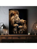 This Heartwarming Modern Minimalist Lion Family Canvas Print offers a sophisticated take on wildlife art, blending minimalist design with the powerful imagery of a lion family. Crafted for elegance, it enriches any home or classroom environment with a sense of strength and unity. The artwork’s clean lines and subtle palette create a calming focal point that complements modern interiors while inspiring admiration for nature’s majestic creatures. Durable and ready to hang, it’s an ideal choice for those seeki