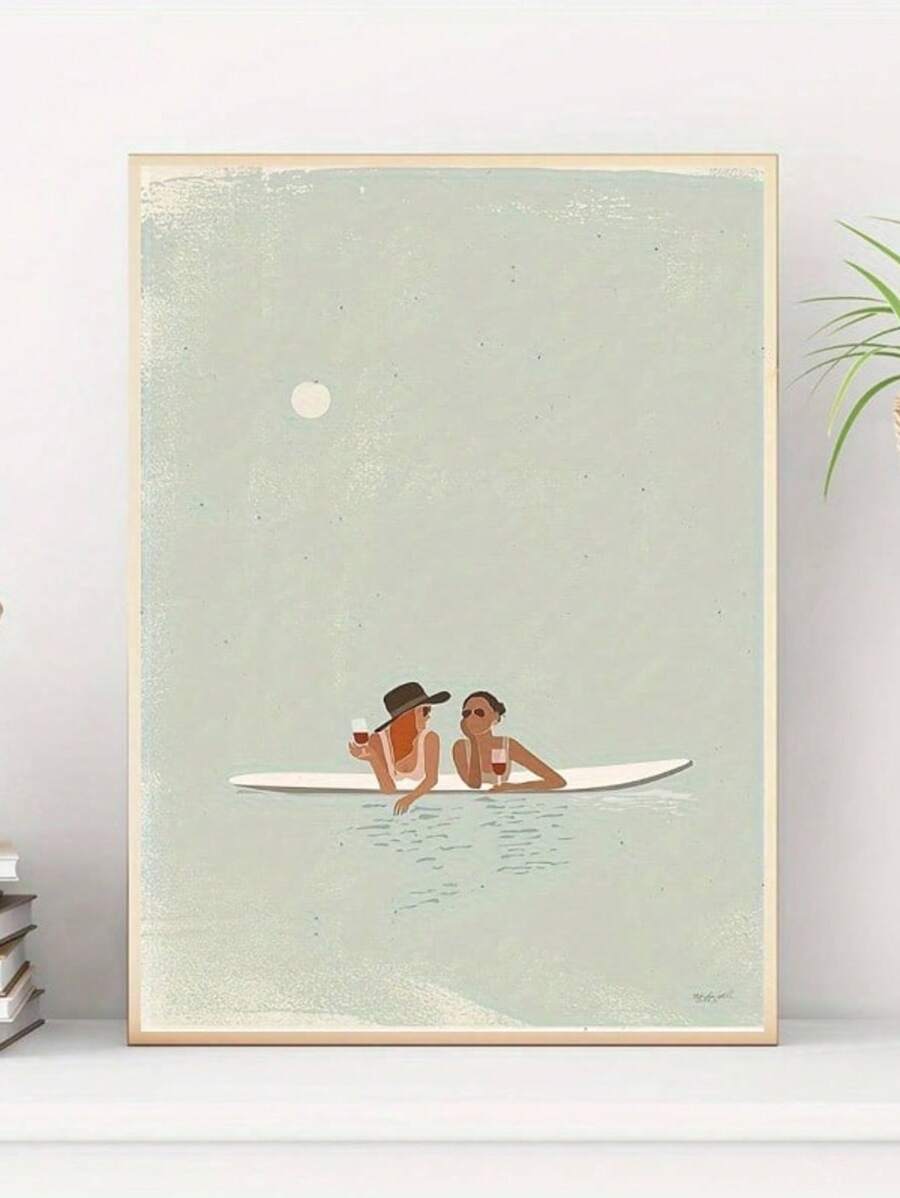 Transform your space into a relaxing beach getaway with our Hello Summer Canvas Poster. Featuring a minimalist watercolor beach scene, this unframed wall art is perfect for adding a touch of tranquility to your home, office, or cafe decor. Expertly crafted for a sleek and modern look.
