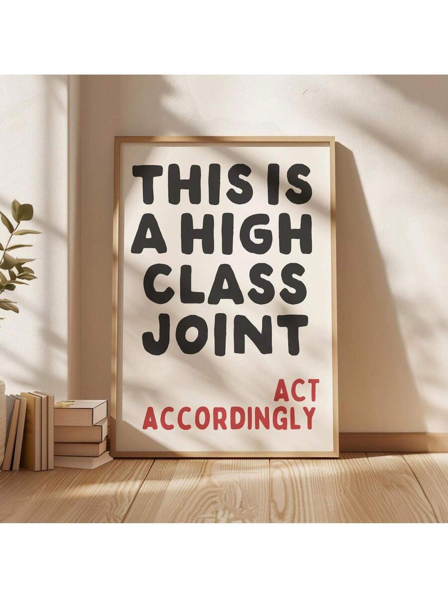 Transform your space with this sophisticated inspirational wall art canvas print. Featuring elegant typography in neutral tones, this piece brings motivational style to any room. Crafted from durable chemical fiber material, it's perfect for living rooms, bedrooms, dining areas, home offices, or bathrooms. The multicolor letter design adds visual interest while maintaining a refined aesthetic that complements modern and classic interiors alike. Easy to display and built to last, this canvas print is an affo