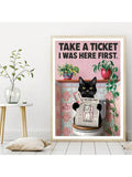 Add a touch of humor to your bathroom with this Hilarious Cat Pooping Poster. Featuring quirky and playful artwork, it brings a lighthearted vibe to your toilet space. Crafted for easy hanging, this wall art is perfect for cat lovers who appreciate fun and unique decor that sparks smiles and conversation. Durable and vibrant, it’s an expert choice to brighten up any bathroom with personality.