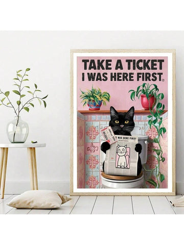 Add a touch of humor to your bathroom with this Hilarious Cat Pooping Poster. Featuring quirky and playful artwork, it brings a lighthearted vibe to your toilet space. Crafted for easy hanging, this wall art is perfect for cat lovers who appreciate fun and unique decor that sparks smiles and conversation. Durable and vibrant, it’s an expert choice to brighten up any bathroom with personality.