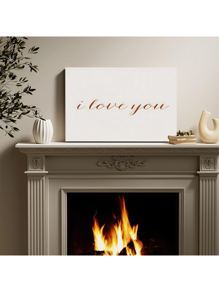 Celebrate love with our "I Love You" Valentine's Day Wall Art Print. Perfect for couples and romantic spaces, this print serves as a beautiful reminder of your love. The elegant design and high-quality printing make it an ideal choice for adding a touch of romance to any room.