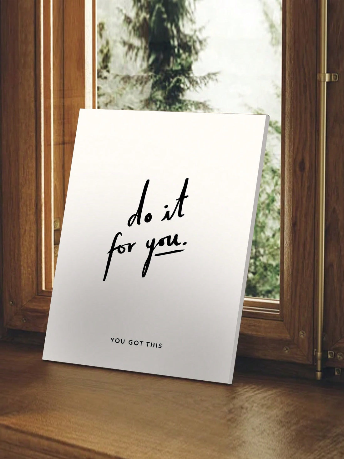 Enhance your home decor with our Inspirational Canvas Poster. This modern art piece adds a touch of style to any room while providing inspiring messages. Made with high-quality materials and vibrant colors, this poster is the perfect addition to your stylish home.