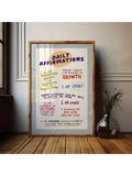 Elevate your space with our Inspirational Canvas Wall Art. Featuring colorful and motivational quotes, this piece is perfect for inspiring positivity and productivity in any bedroom, living room, or office. Made with high quality materials, this canvas will add a stylish touch while reminding you of the power of positive thinking.