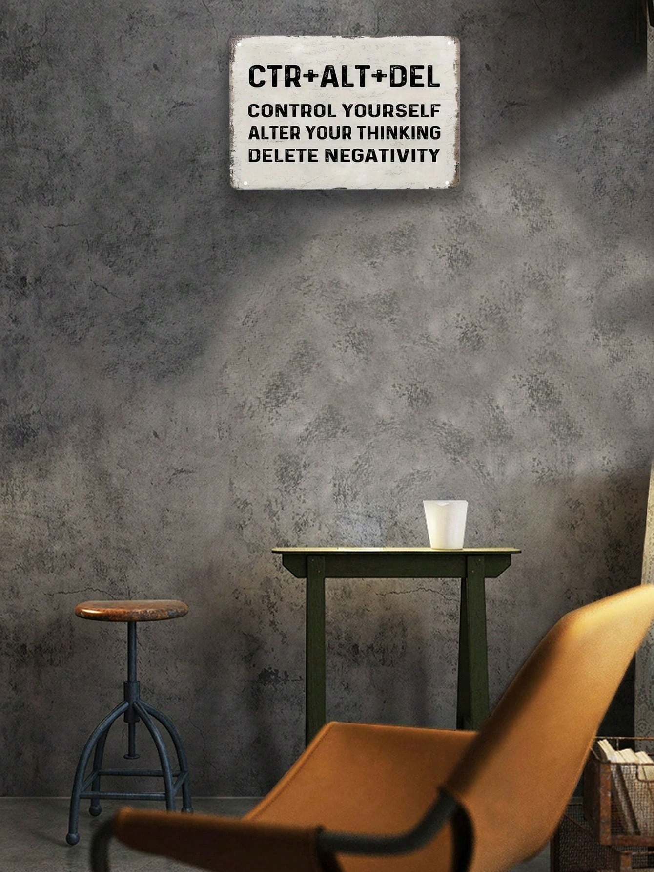 Decorate your space with positivity with our Inspirational Motivational Metal Tin Sign. Featuring uplifting quotes, this tin sign will brighten up any room and serve as a daily reminder to stay motivated and inspired. Perfect for home, office or classroom, this sign will add a touch of positivity to your everyday life.