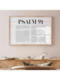 Transform your living space with this meaningful Psalm 23 canvas wall art, designed to inspire daily reflection and spiritual connection.