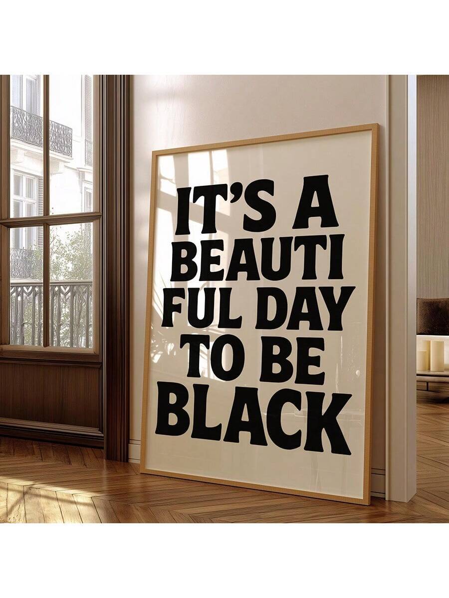 Celebrate achievement and inspire daily motivation with this striking canvas print featuring powerful quotes dedicated to Black excellence. 