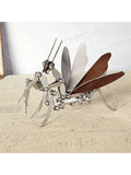 Bring a touch of elegance to your home decor with our Intricate 3D Metal Mantis Model. Made of high-quality stainless steel, this ornament showcases a beautifully detailed design of a mantis that will add a unique and sophisticated touch to any room. Perfect for insect enthusiasts and a thoughtful gift for any occasion.
