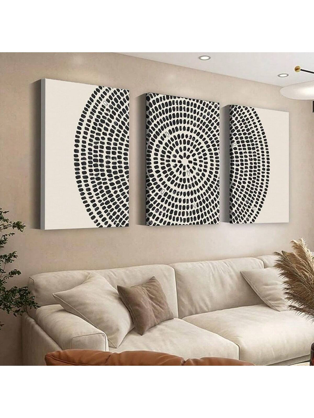 This inspirational canvas art set depicts the biblical story of Jesus Feeds the 5000. With a modern Christian style, this wall decor serves as a reminder of faith and generosity. Made from high-quality materials, these pieces add a touch of spiritual inspiration to any home.