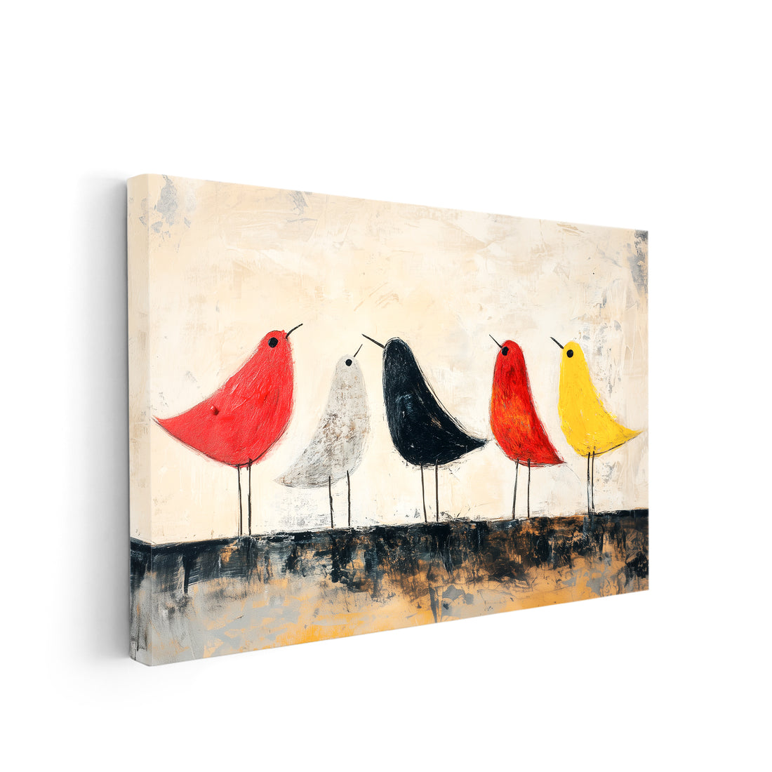 Elevate your living space with our Modern Bird Art Canvas Print. This vibrant and abstract wall decor featuring colorful birds is perfect for adding a touch of natural beauty to your living room, bedroom, or even as a backdrop behind your sofa. Transform your home with this unique and eye-catching piece of art.