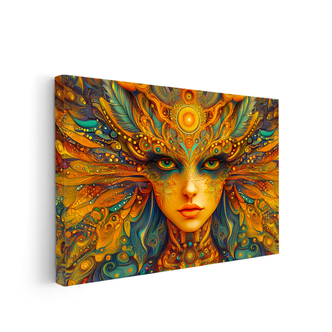 Transform your living space into a dreamland with our Fantasy Art Canvas Wall Decor. Featuring a captivating Mystical Portrait, this high-quality canvas is perfect for your living room, sofa backdrop, bedside decoration, or any other space in your home needing a touch of magic.