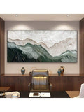 Elevate your living space with this Large Abstract Green Gable Canvas Art, designed to bring a sophisticated touch to bedrooms and living rooms. Its unframed oil painting style captures dynamic brushstrokes and rich green hues that create a striking yet harmonious focal point. Ideal for those seeking refined décor, this piece adds depth and visual interest without overwhelming your existing interior design.