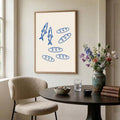 Loaves and Fish wall art with two fish and five loaves