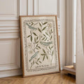 Look at the Birds wall art with pale blue birds