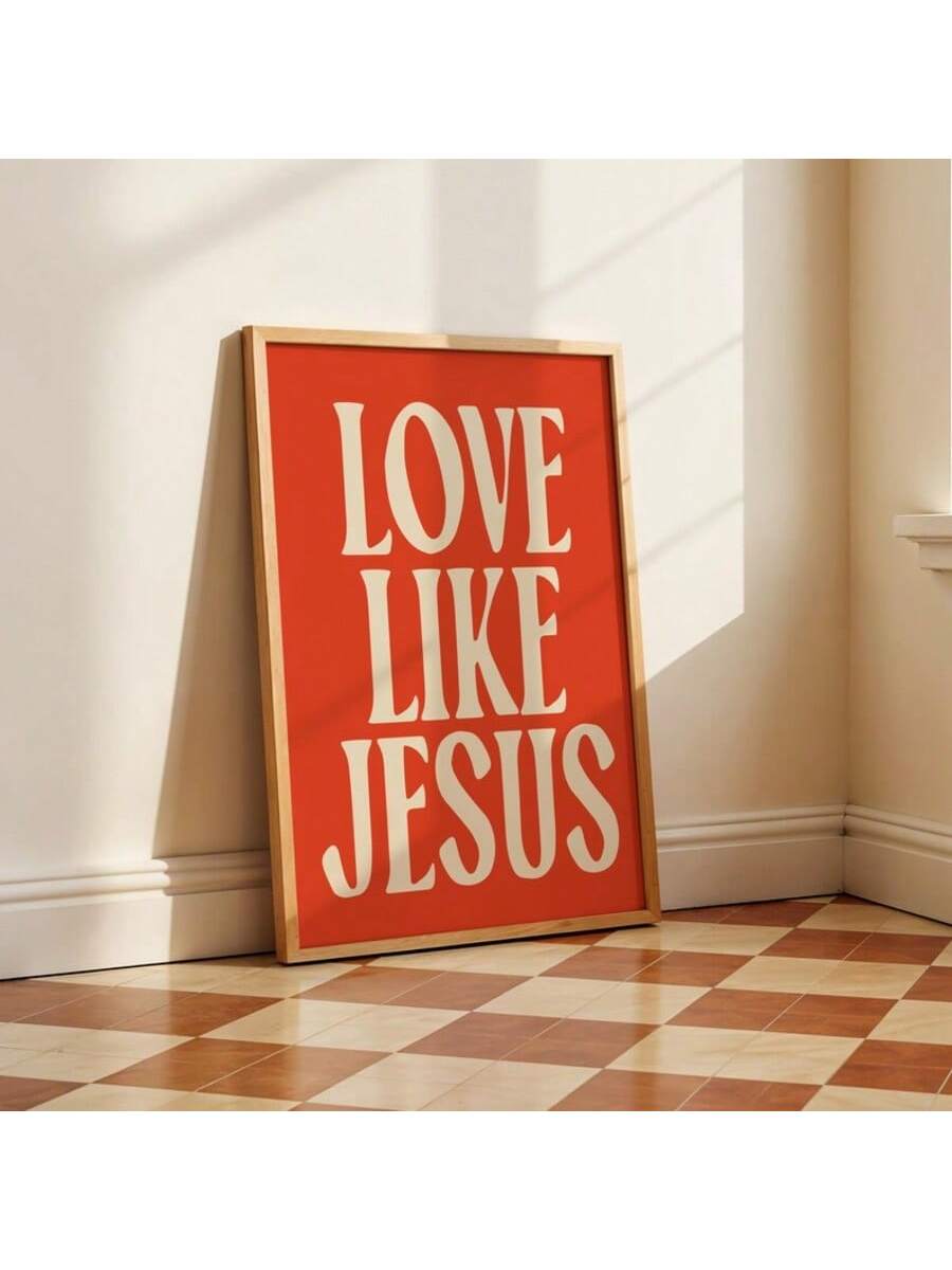Elevate your living space with the Love Like Jesus Wall Art, a minimalist Christian canvas print designed to inspire faith and compassion. Its clean design complements any decor while serving as a daily reminder to embody love and kindness. Crafted with quality materials, this artwork offers lasting beauty and spiritual encouragement for your home.