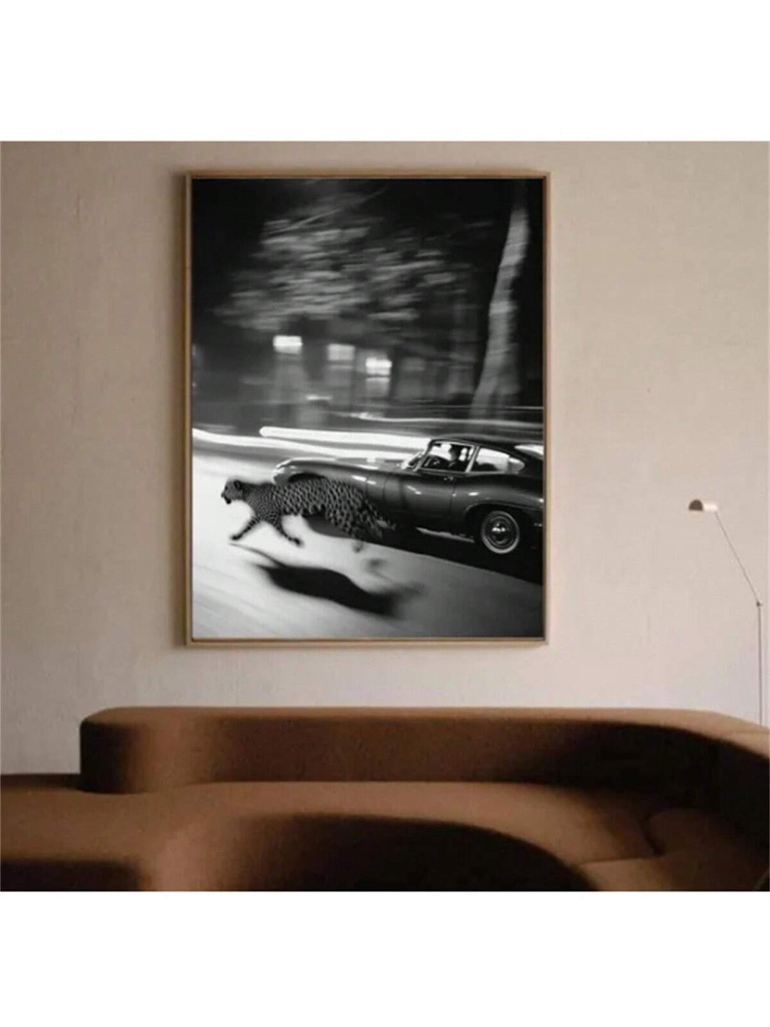 Elevate your interior with this Luxury Retro Leopard Wall Art Poster, featuring a vintage black and white design that blends classic elegance with modern sophistication. This unframed print offers versatile styling options, perfect for adding a chic, timeless touch to any room. Crafted for discerning decor enthusiasts, it enhances your space with subtle yet striking animal-inspired artistry.