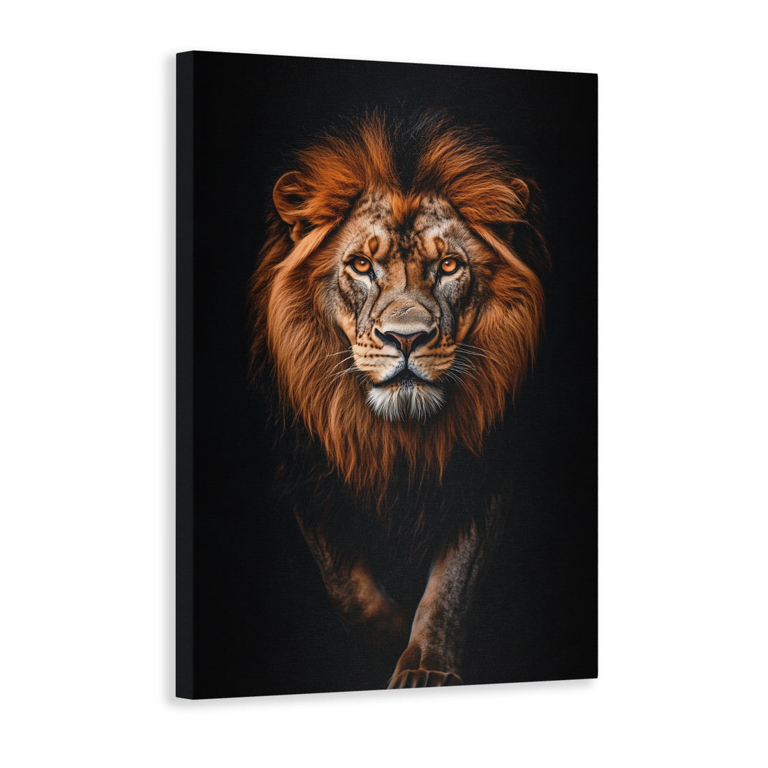 Transform your living room, sofa backdrop, or bedside into a majestic and regal space with our Lion Portrait Canvas Wall Art. This high-quality print showcases the fierce beauty of a lion, adding a touch of sophistication and elegance to any room. Expertly crafted, this canvas art is sure to be a statement piece in your home decor.