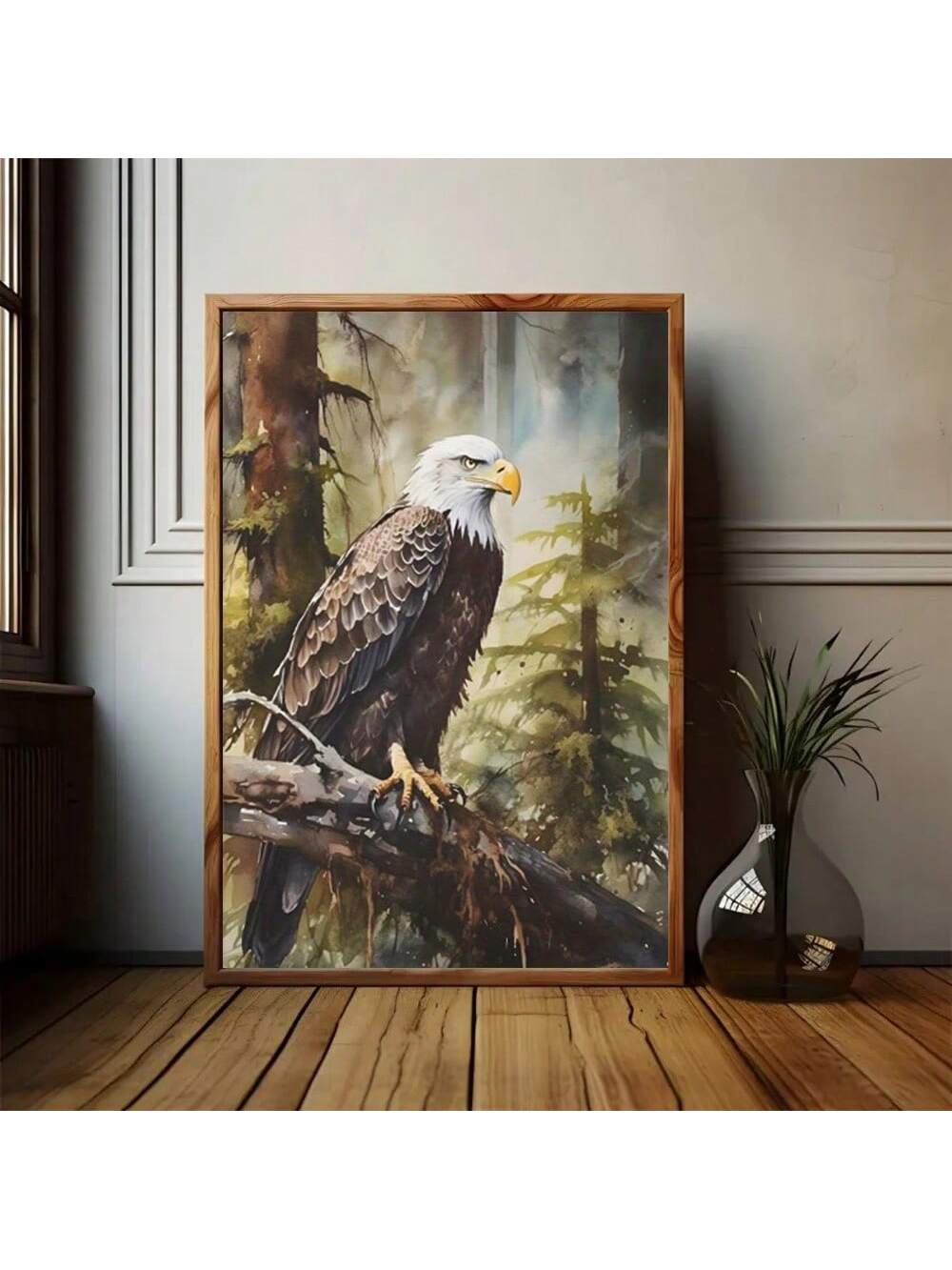 Capture the essence of the American wilderness with this Majestic Forest Wildlife Canvas Art collection. Featuring detailed prints of an eagle, deer, and wolf, these pieces bring natural beauty and strength into your home or office. Crafted to highlight the intricate details and vibrant colors of each animal, this artwork enhances any space with a refined, nature-inspired ambiance. Ideal for those who appreciate wildlife and seek to create a sophisticated yet inviting environment.