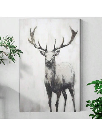 Enhance your living space with the Majestic Deer Antlers Framed Canvas Poster, a striking piece of realistic wall art. Perfectly suited for bedrooms, living rooms, or corridors, this artwork brings a natural elegance and a touch of wilderness to your decor. The detailed depiction of deer antlers adds depth and character, creating a sophisticated focal point that complements various interior styles. Crafted with quality materials, this framed canvas ensures durability and a refined finish, making it an exper