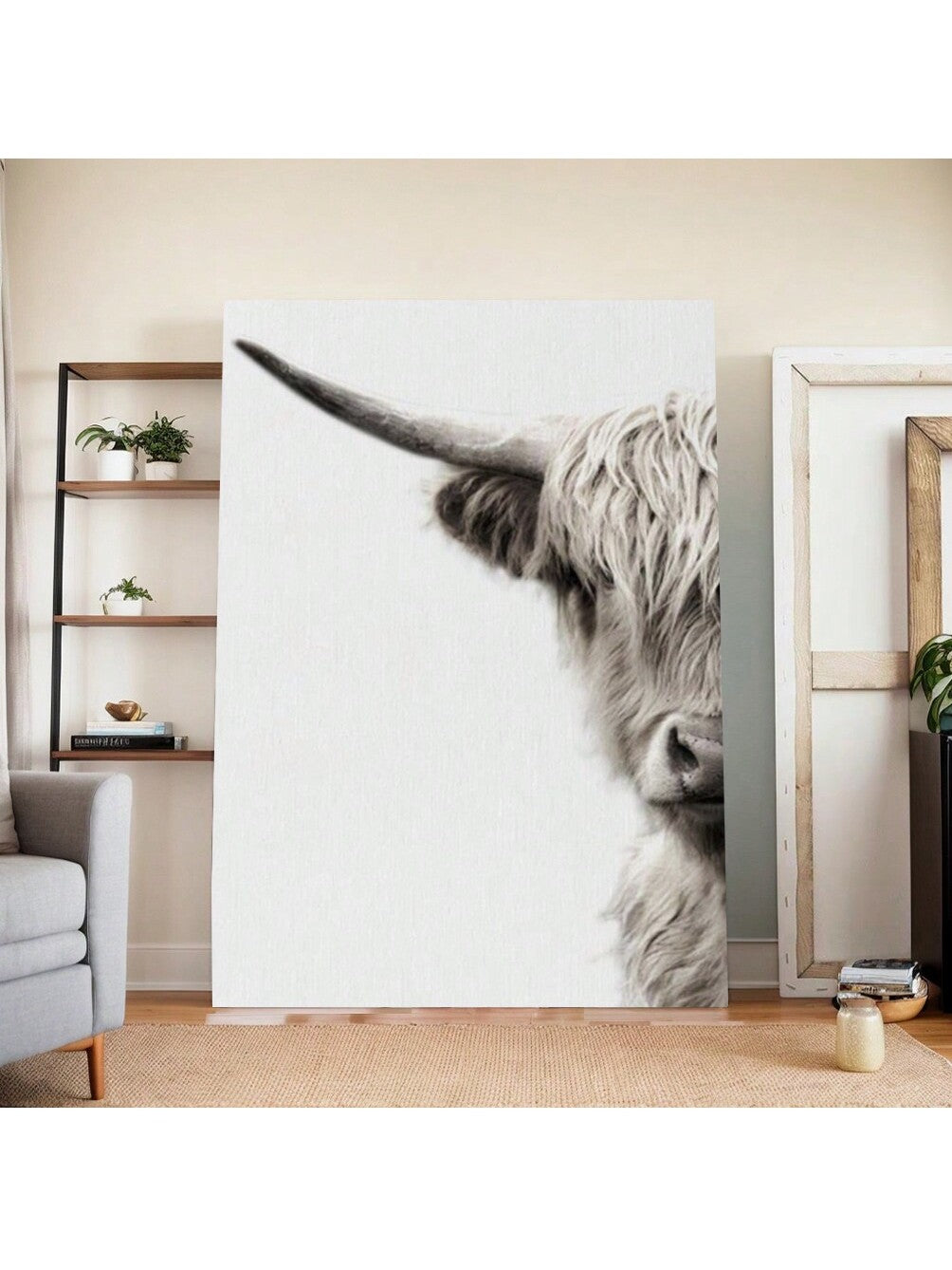 Elevate your home or office decor with our stunning Majestic Highland Cattle Canvas Art. Expertly crafted, our luxe animal wall decor showcases the beauty and strength of these magnificent creatures. Made with high-quality materials, it adds a touch of sophistication to any space.