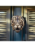Add a touch of regal elegance to your home and garden with Majestic Resin Lion Head Wall Art. The stunning metallic finish of this sculpture brings an air of sophistication and grandeur to any space. Expertly crafted from high-quality resin, this piece is durable and long-lasting. Elevate your decor with this majestic lion head sculpture.